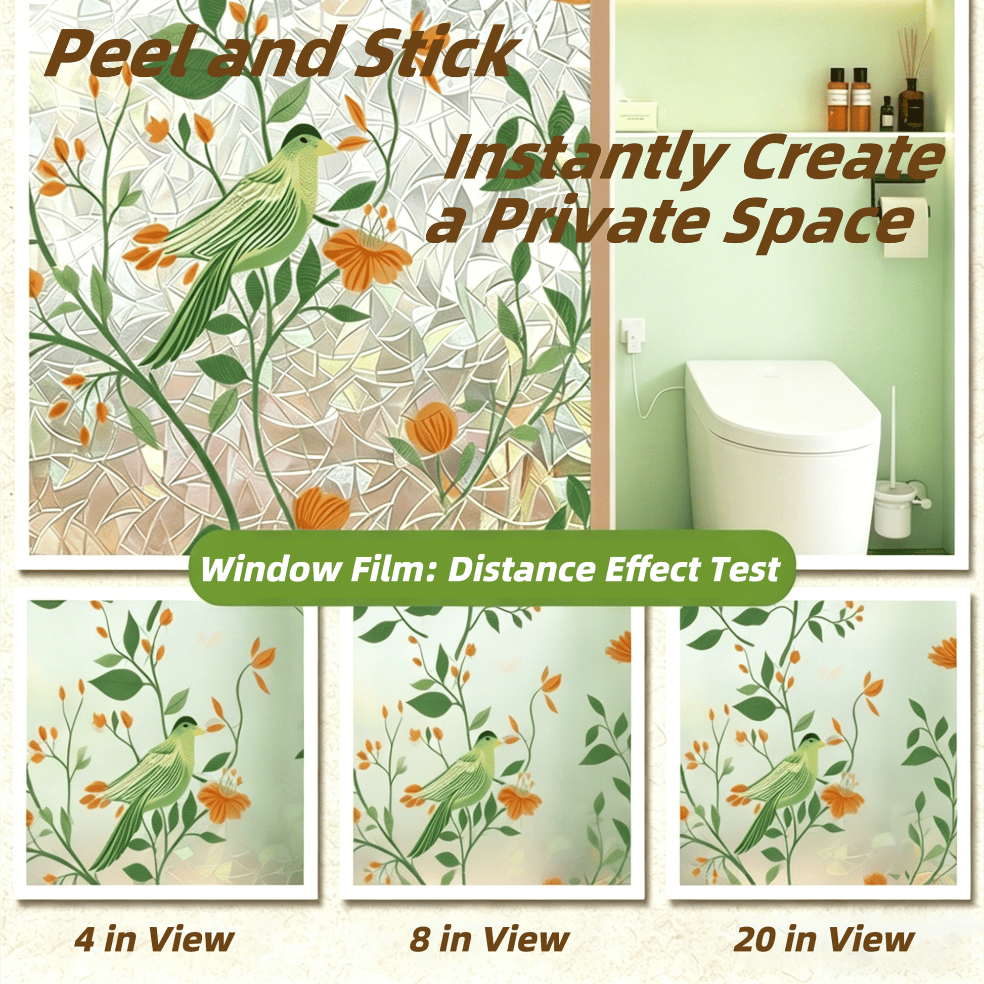 🌸 Botanical Window Decals