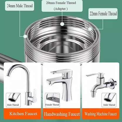 Upgrade Your Sink Experience with the 360° Rotating U Shaped Faucet Extender 🚰