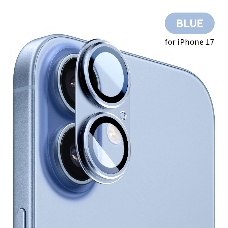 iPhone 17/Air/17 Pro/17 Pro Max Camera Lens Protector, 9H Tempered Glass AR Anti-Glare Full Coverage