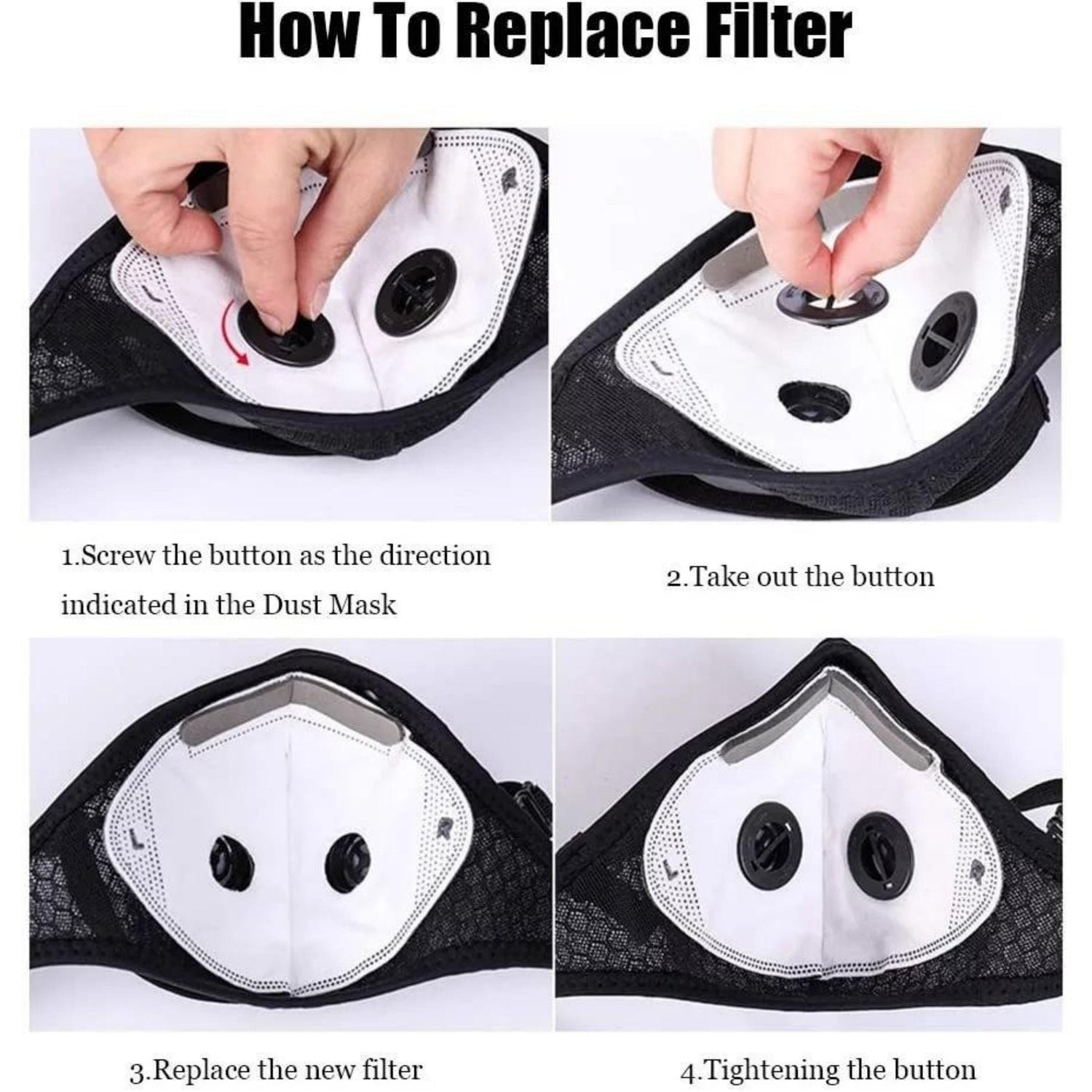 Reusable Carbon Filter Dust Mask – Built for Active Lifestyles