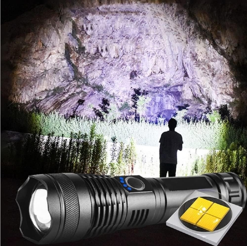 ✨Rechargeable LED Flashlight - High Lumen, Waterproof, Ultra Bright Flashlight for Emergencies