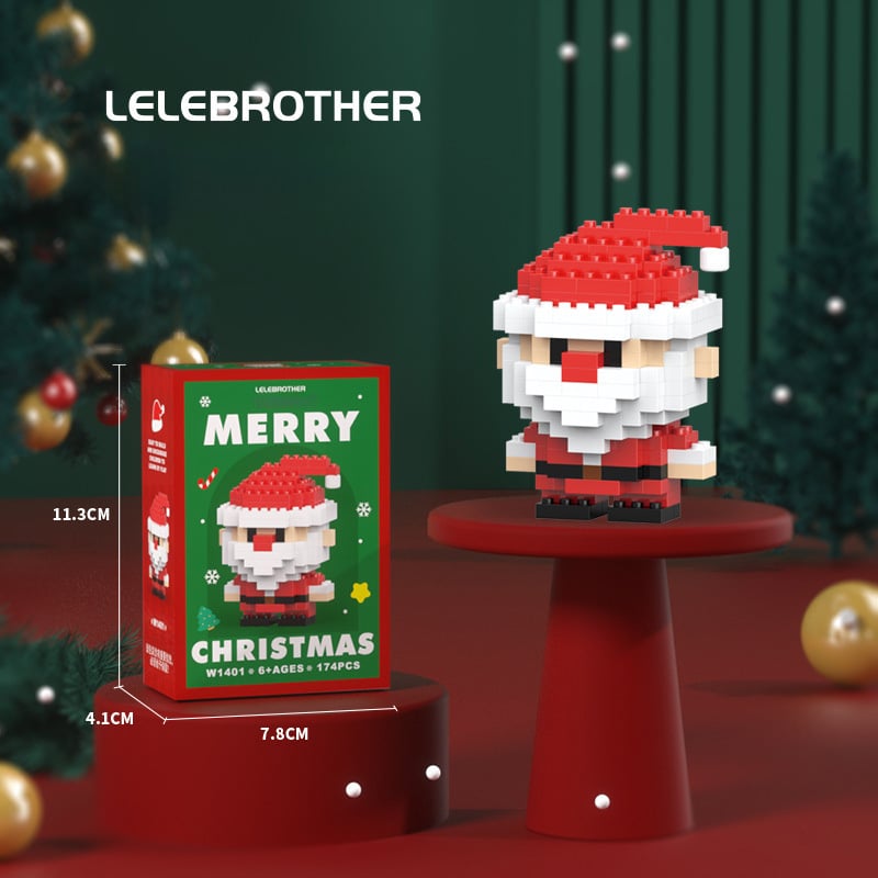🔥🎄Santa Claus Design Building Blocks Toy