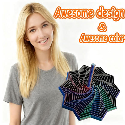3D Printed Fidget Star – Stress Relief Whirling Toy