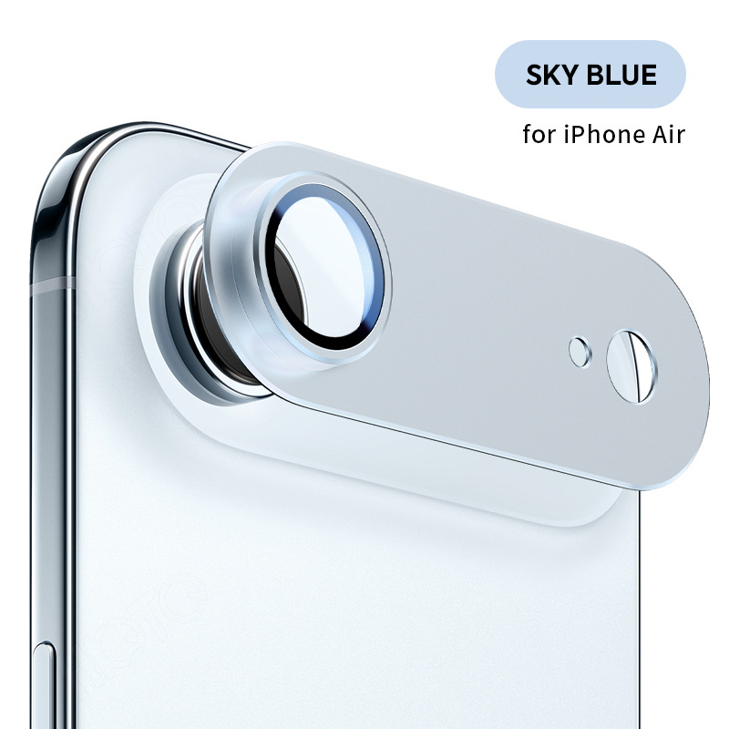 iPhone 17/Air/17 Pro/17 Pro Max Camera Lens Protector, 9H Tempered Glass AR Anti-Glare Full Coverage