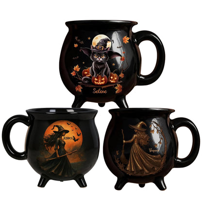 Halloween Witchy Cauldron Mug - Personalized Halloween Gifts
