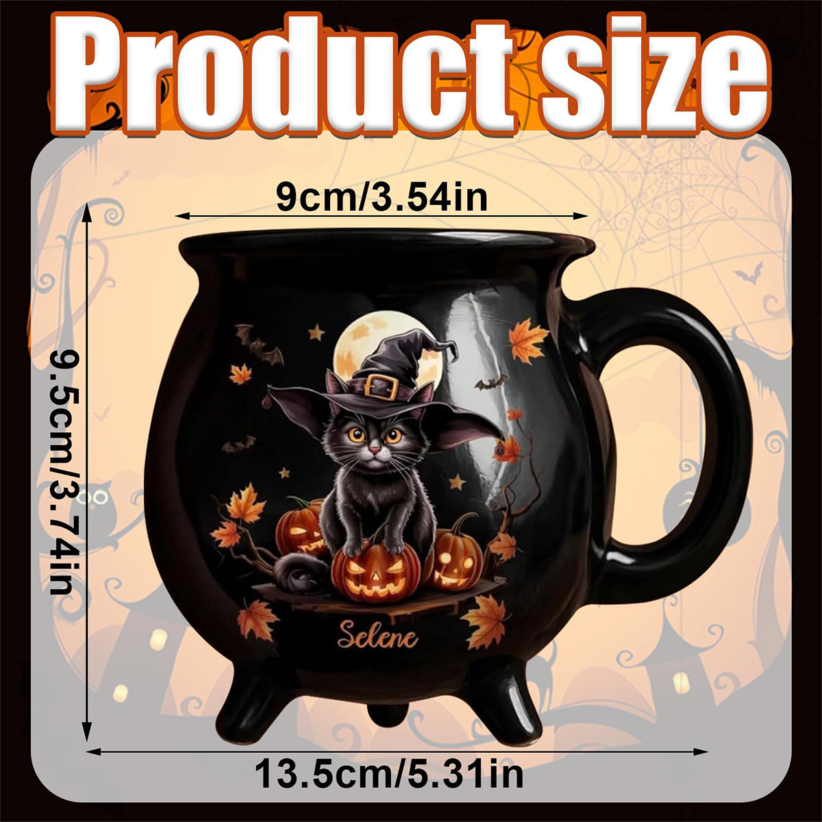 Halloween Witchy Cauldron Mug - Personalized Halloween Gifts