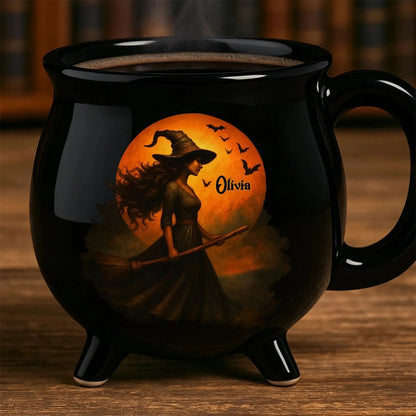 Halloween Witchy Cauldron Mug - Personalized Halloween Gifts