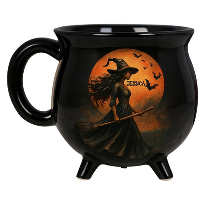 Halloween Witchy Cauldron Mug - Personalized Halloween Gifts