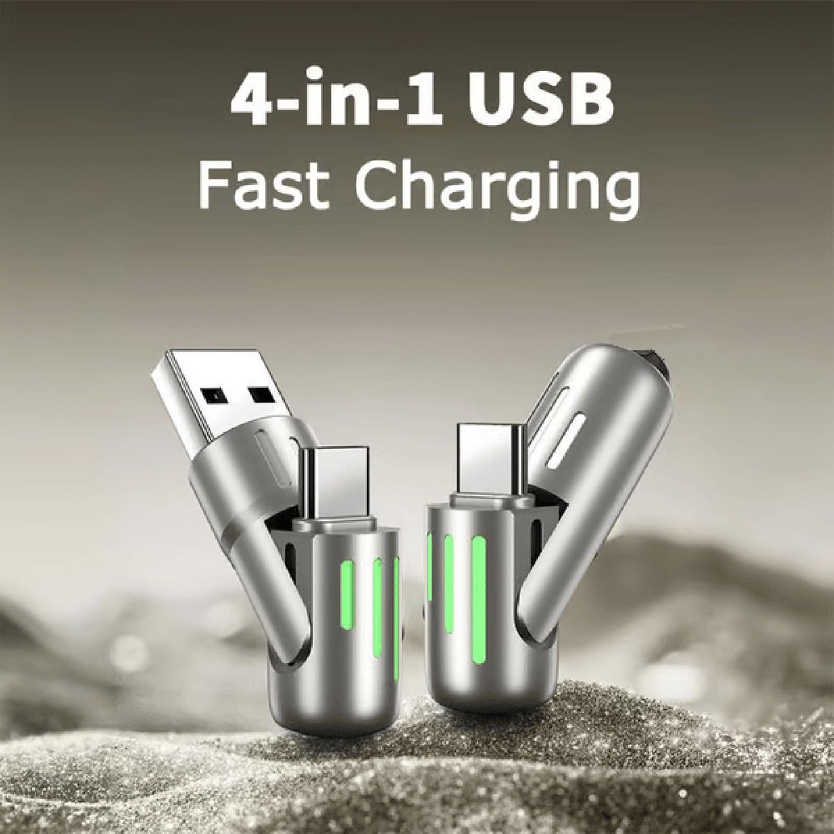 🔥4-in-1 USB Charging Cable fast charging MAX 240W
