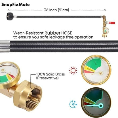 🔥36 Inch Propane Gas Tank Adapter Connector