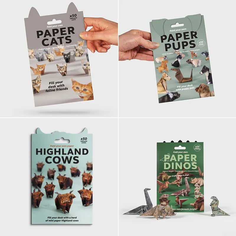 😻✨Easy DIY Paper Cats Kit | Guided Lines & Instructions Included 🎁Buy More Save More