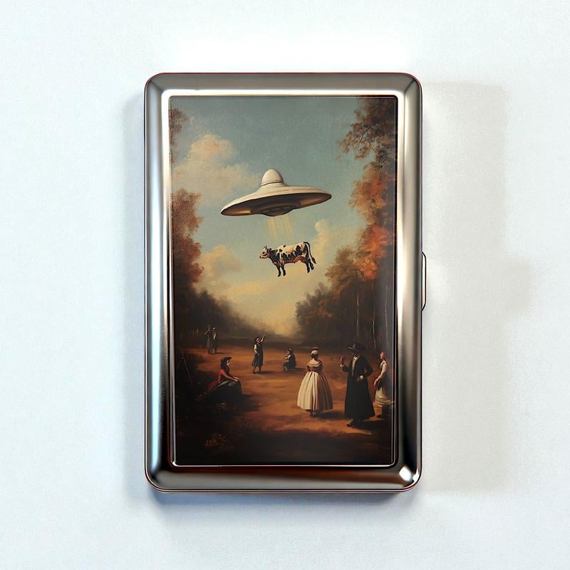 Vintage Art Deco Versatile Card & Cash Case With RFID Protection