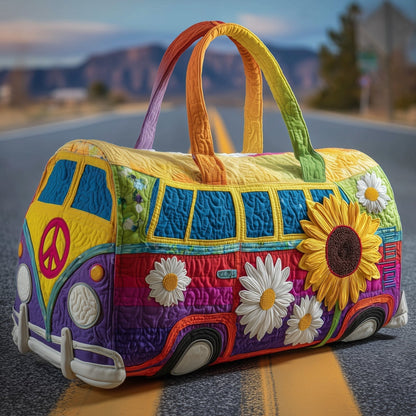 Hippie Journey Quilted Duffle Bag