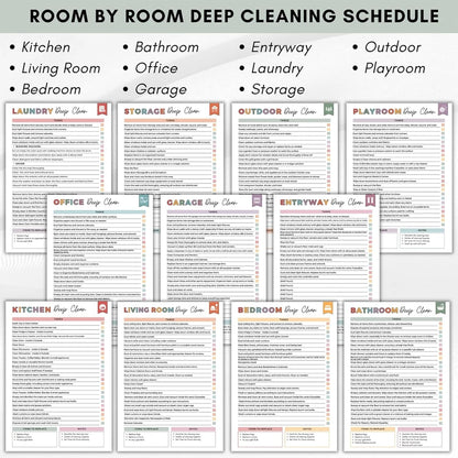 ⏰ADHD Cleaning & Organizing Toolkit - Chore Planner✔