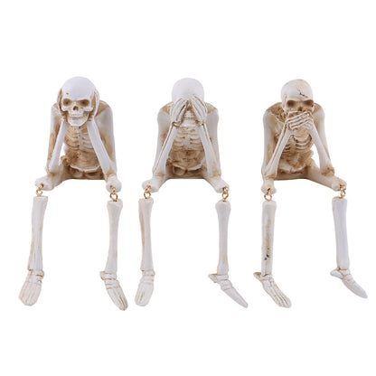 🎃👻💀Halloween Fireplace Simulation Skull Combination