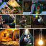 Solar Rechargeable Hooked Camping Light