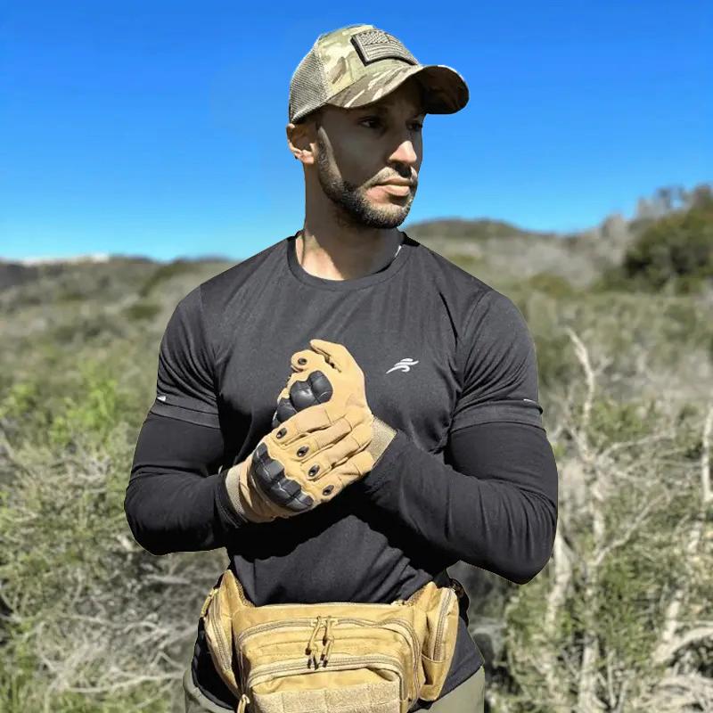 🔥Tactical Full Finger Gloves with Soft Knuckle Protection