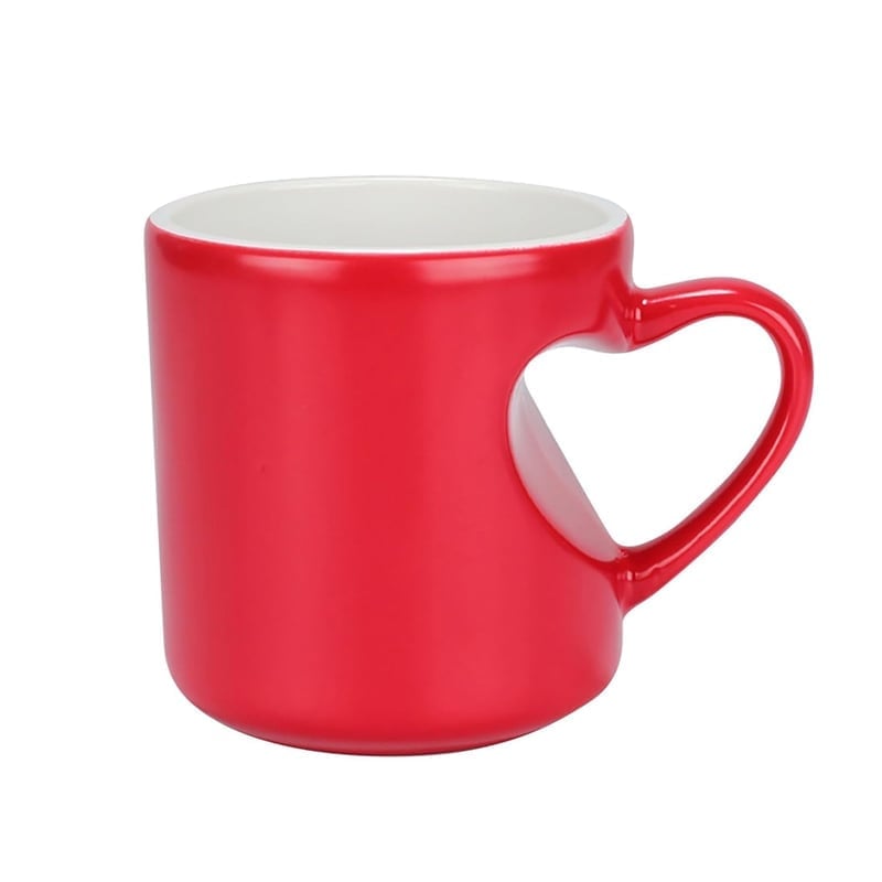 Heat-Activated Magic: The 2-in-1 Color Changing Mug with an Ergonomic Heart-Grip