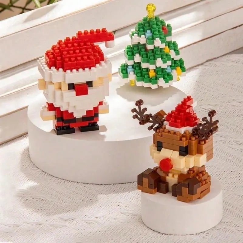 🔥🎄Santa Claus Design Building Blocks Toy