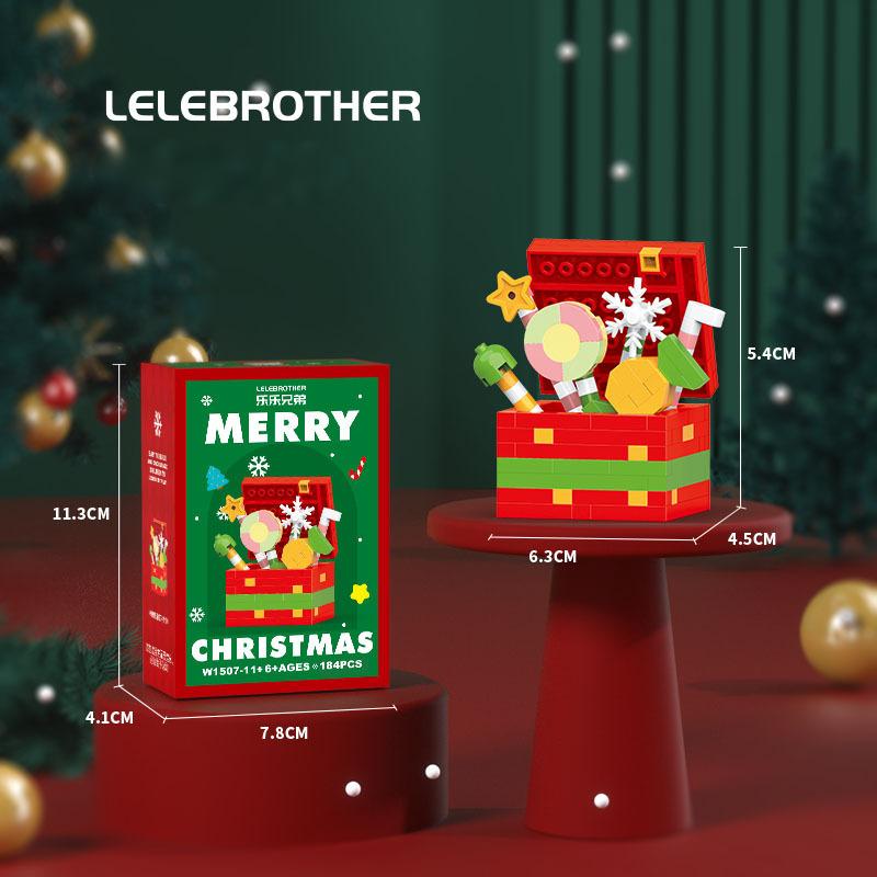 🔥🎄Santa Claus Design Building Blocks Toy