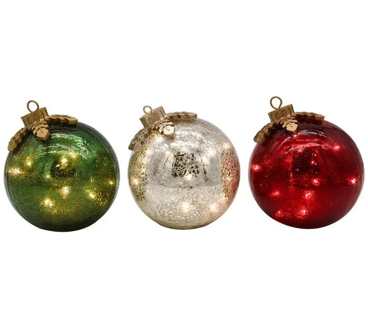 🎅Glass Tabletop Christmas Ornaments🔔🎁
