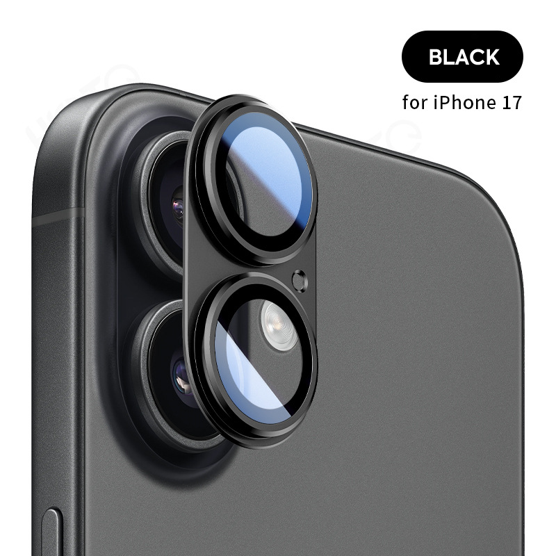 iPhone 17/Air/17 Pro/17 Pro Max Camera Lens Protector, 9H Tempered Glass AR Anti-Glare Full Coverage