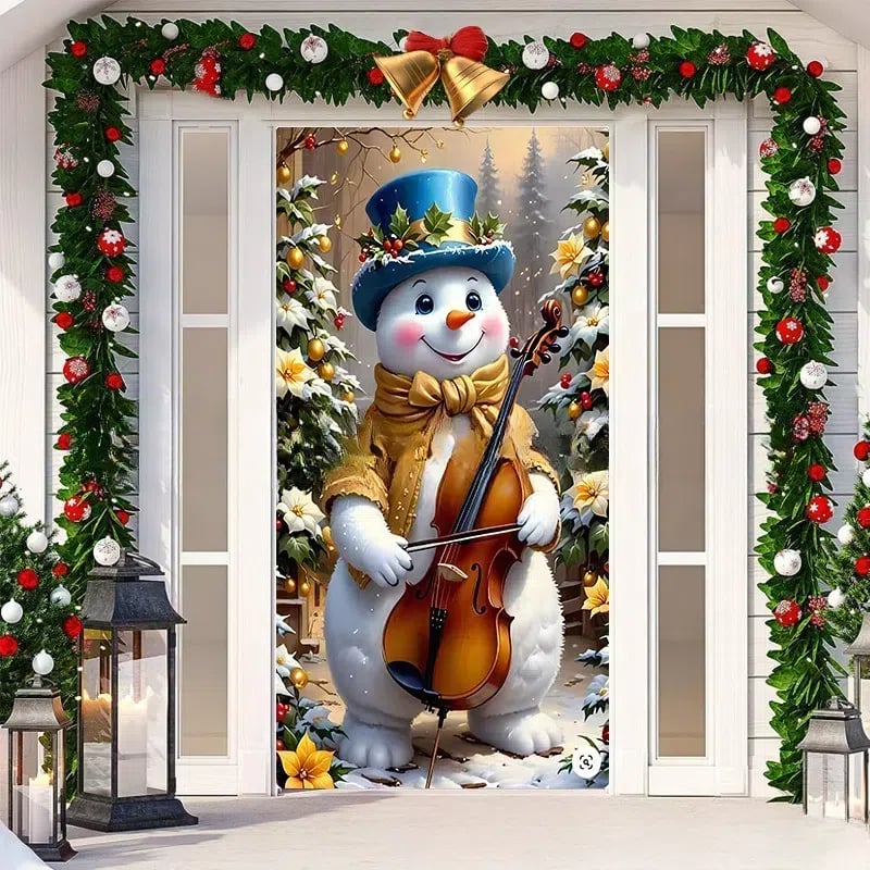 🌟🌟2025 Christmas and Halloween front door decoration