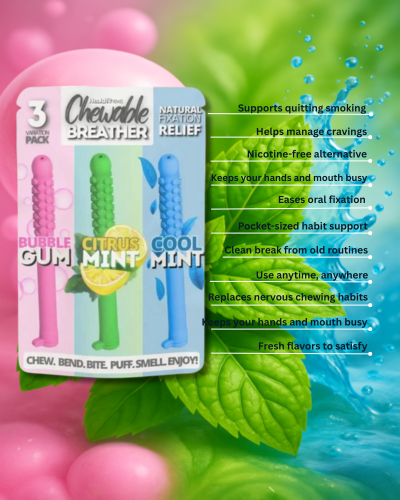 Chewable Breather Stick with Essential Oil