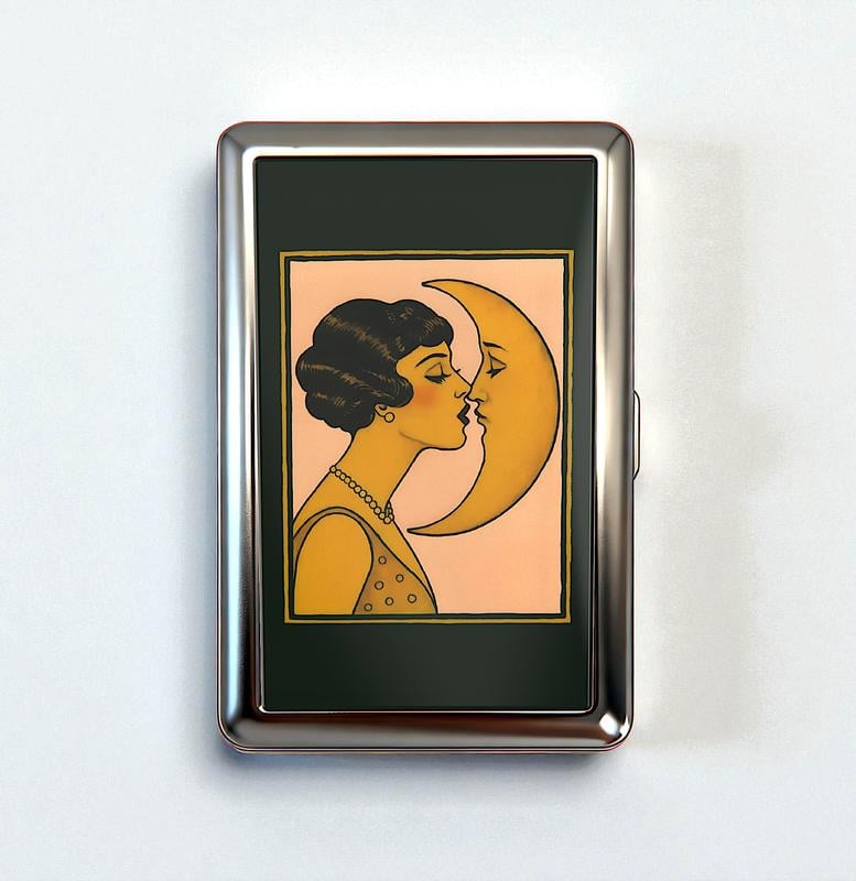 Vintage Art Deco Versatile Card & Cash Case With RFID Protection