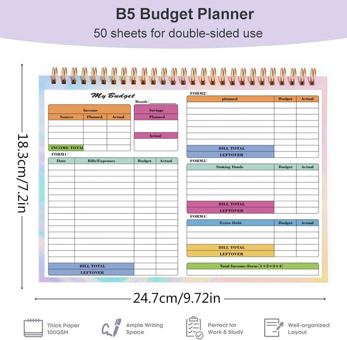 Household Expense Book – Daily & Weekly Budget Planner