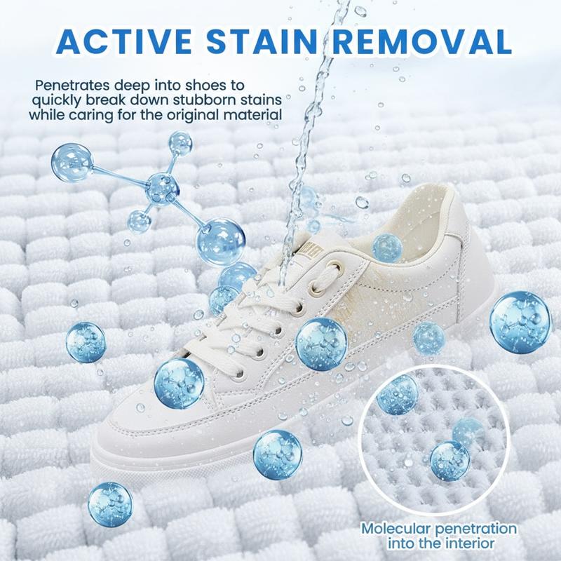 White Shoe Cleaner Cream  |   Multipurpose No-Wash Solid Comes with Sponge