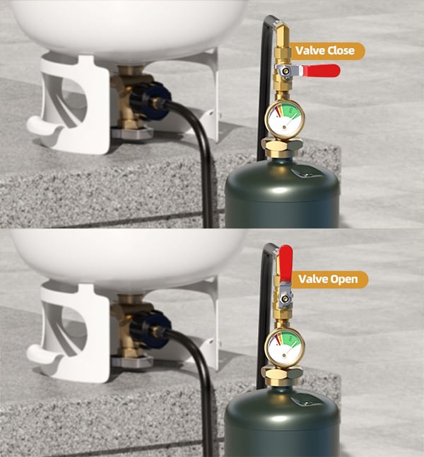 🔥36 Inch Propane Gas Tank Adapter Connector