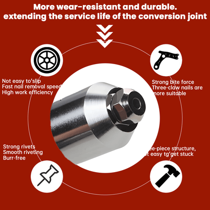 Pro-Grade Electric Rivet Gun Adapter – Turn Your Drill into a Riveting Beast