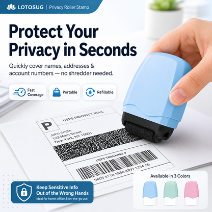 Zorveko Identity Theft Protection Roller Stamp 1