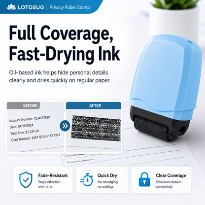 Zorveko Identity Theft Protection Roller Stamp 3