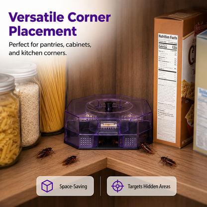 Zorveko Reusable Roach Trap with One-Way Entry Doors 9