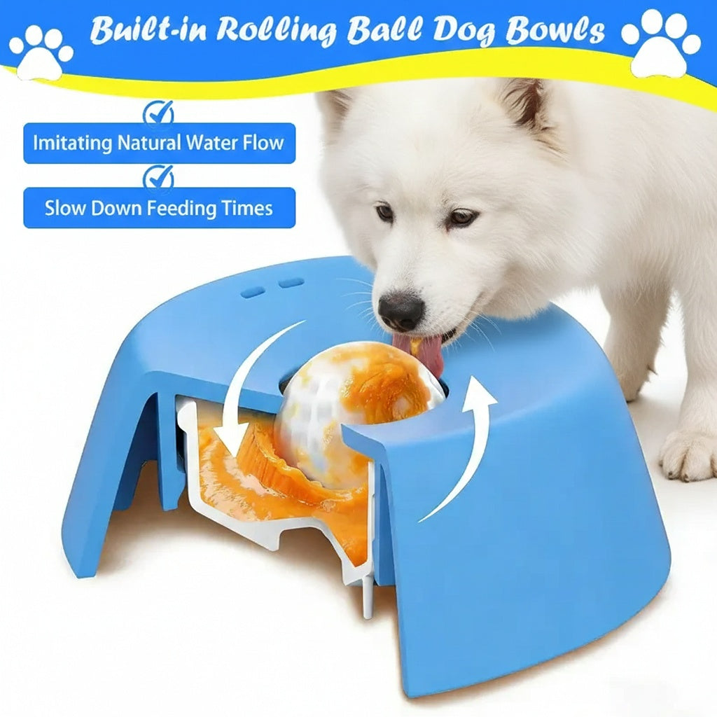 Roll-N-Lick Dog Bowl: The Ultimate Liquid Treat Feeder