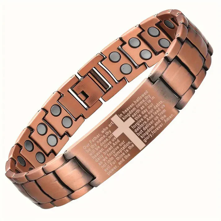 Copper magnetic bracelet--Relieve fatigue and promote blood circulation