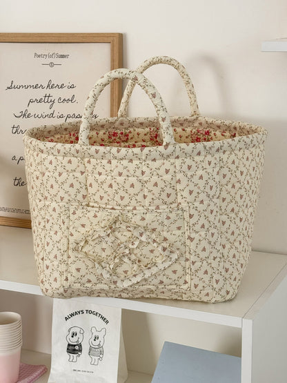 💐Boho Quilted Home Decor Tote
