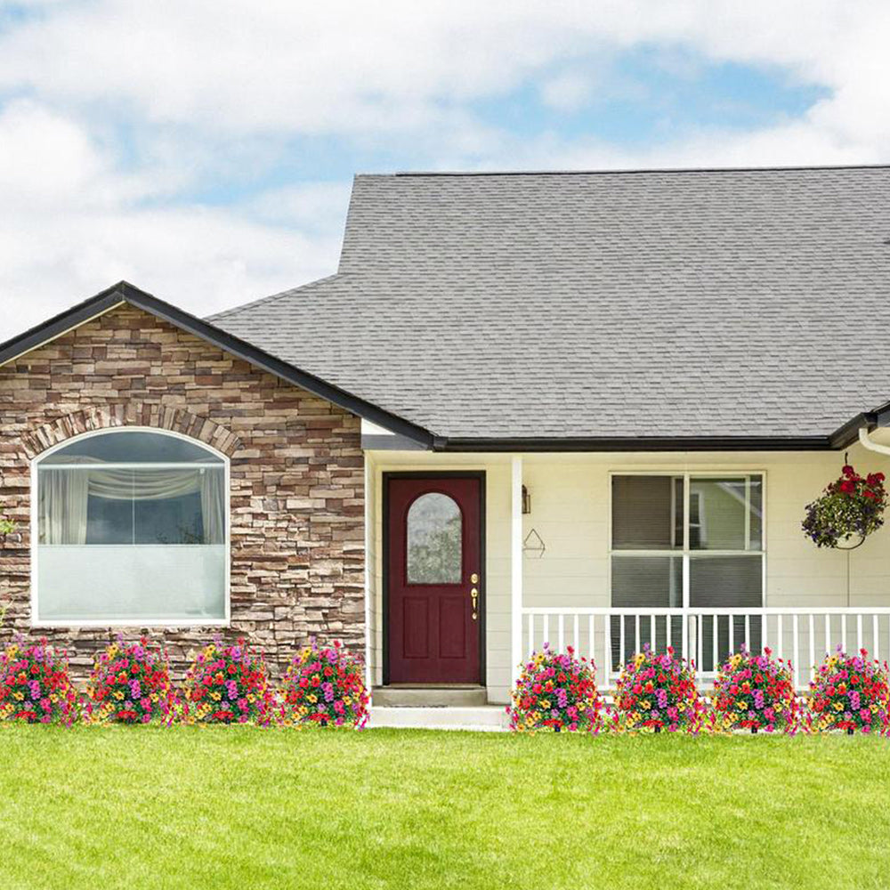 Zorveko 💐No-Fade Outdoor Hanging Flowers🌸☀️– Effortless Beauty 9