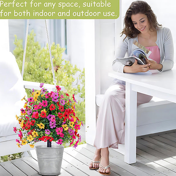 Zorveko 💐No-Fade Outdoor Hanging Flowers🌸☀️– Effortless Beauty 20