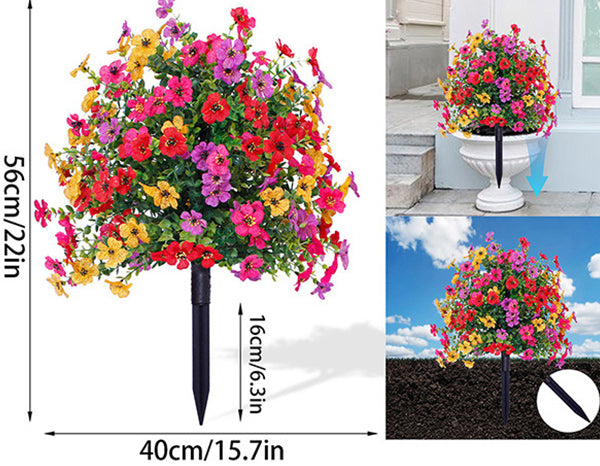 Zorveko 💐No-Fade Outdoor Hanging Flowers🌸☀️– Effortless Beauty 26