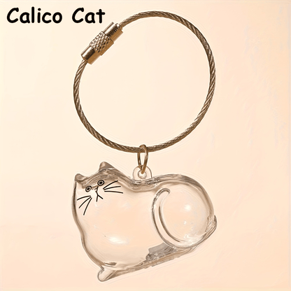 🐾Pet Hair Memorial Capsule Keychain