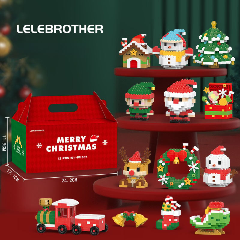 🔥🎄Santa Claus Design Building Blocks Toy