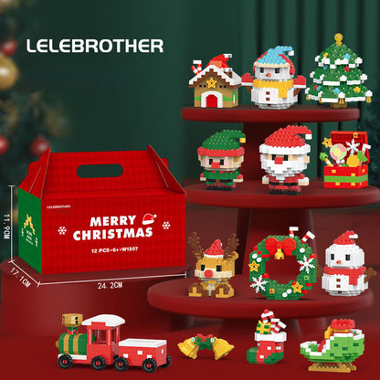 🔥🎄Santa Claus Design Building Blocks Toy