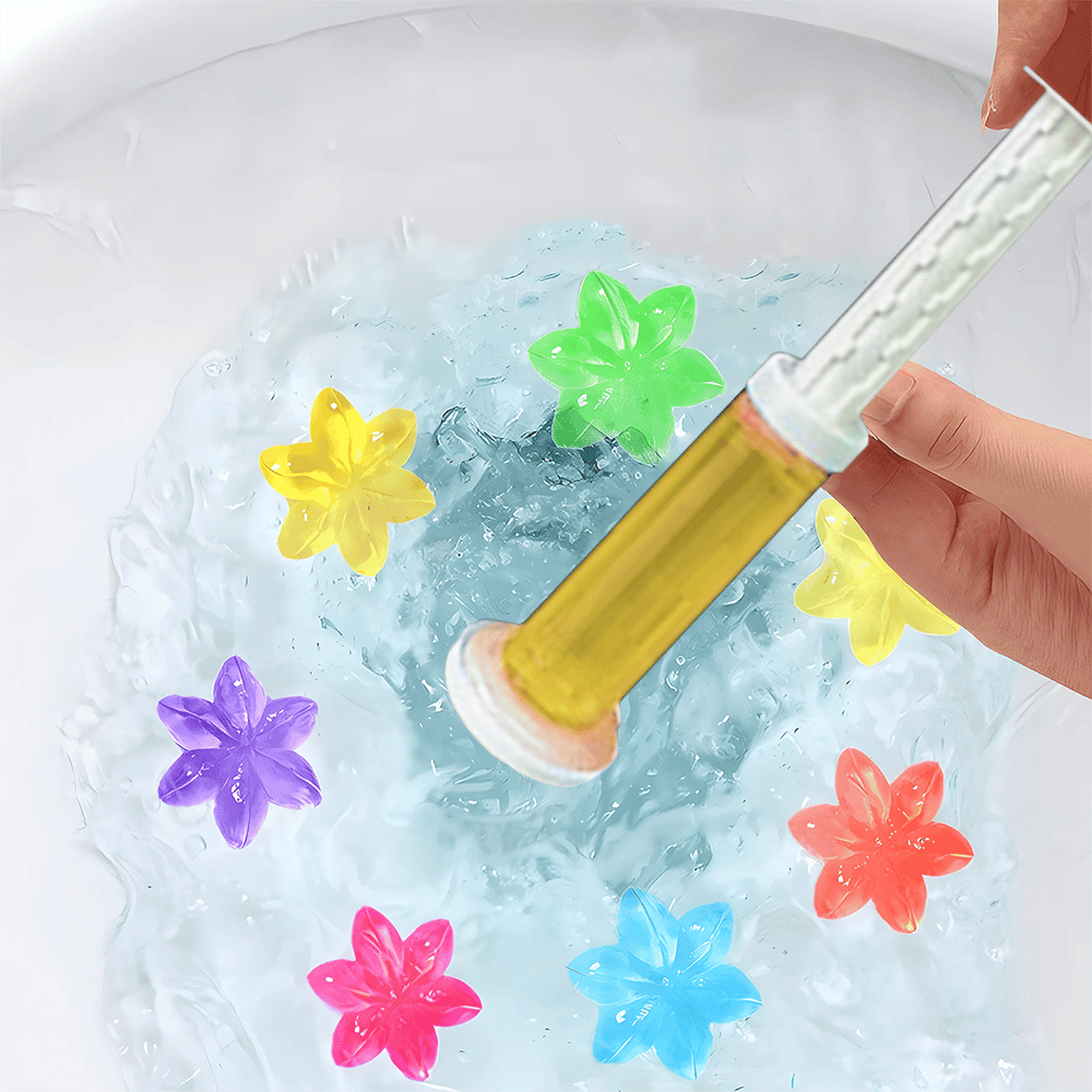 🔥Hot Sale🚽72 Flowers Toilet Cleaner Gel Stamp