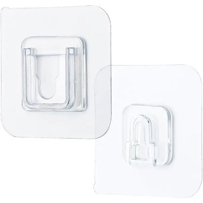 Zorveko 10-Pair Double-Sided Adhesive Wall Mounted Hooks 1