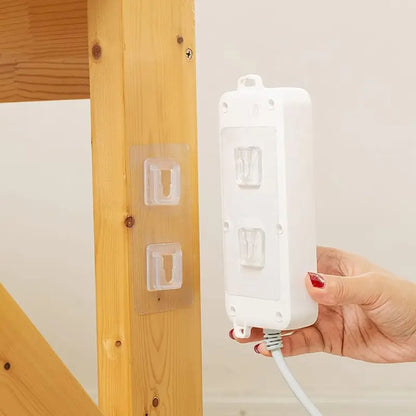 Zorveko 10-Pair Double-Sided Adhesive Wall Mounted Hooks 2