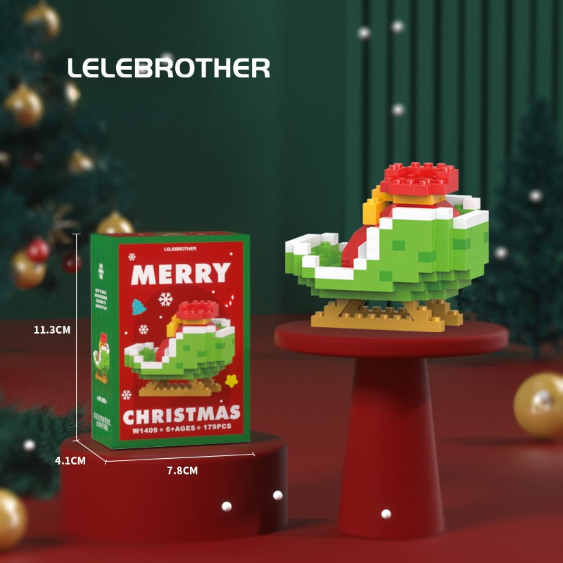 🔥🎄Santa Claus Design Building Blocks Toy