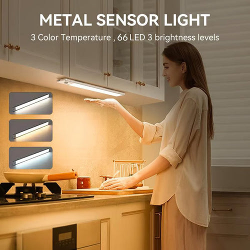 🏆Flash Sale⚡ 50K+ SOLD! Almost Gone-💥💡Under Cabinet Lights-52LED Motion Sensor Night Light Indoor